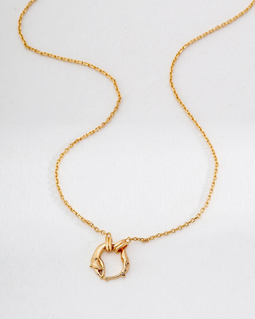 18K Gold Plated Vermeil Vintage Elegance Minimalist Necklace