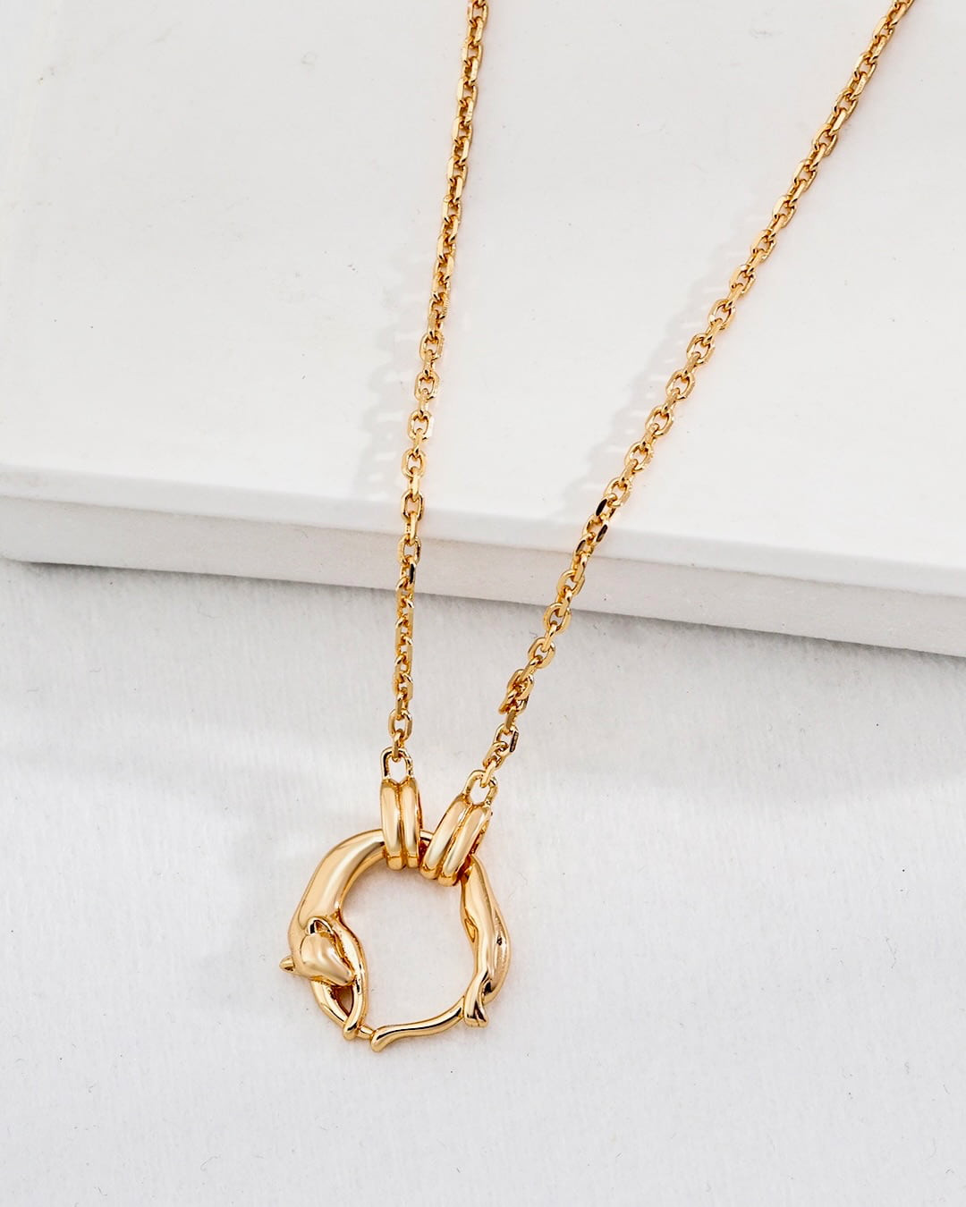 18K Gold Plated Vermeil Vintage Elegance Minimalist Necklace