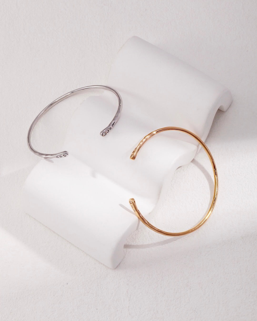 18K Gold Plated Vermeil Minimalist Cuff Bracelet