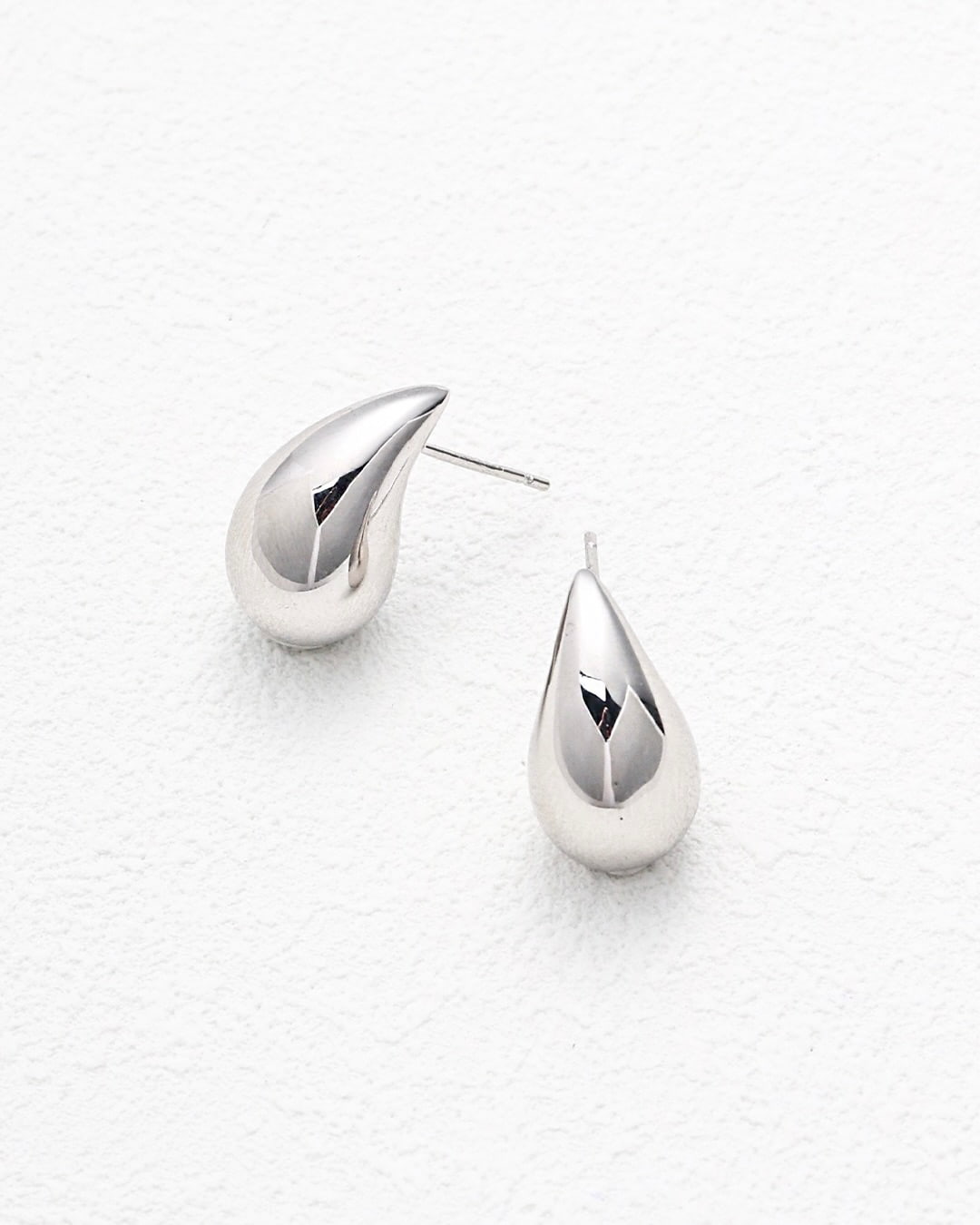 Sterling Silver Classic Elegance Sleek Drop Earrings